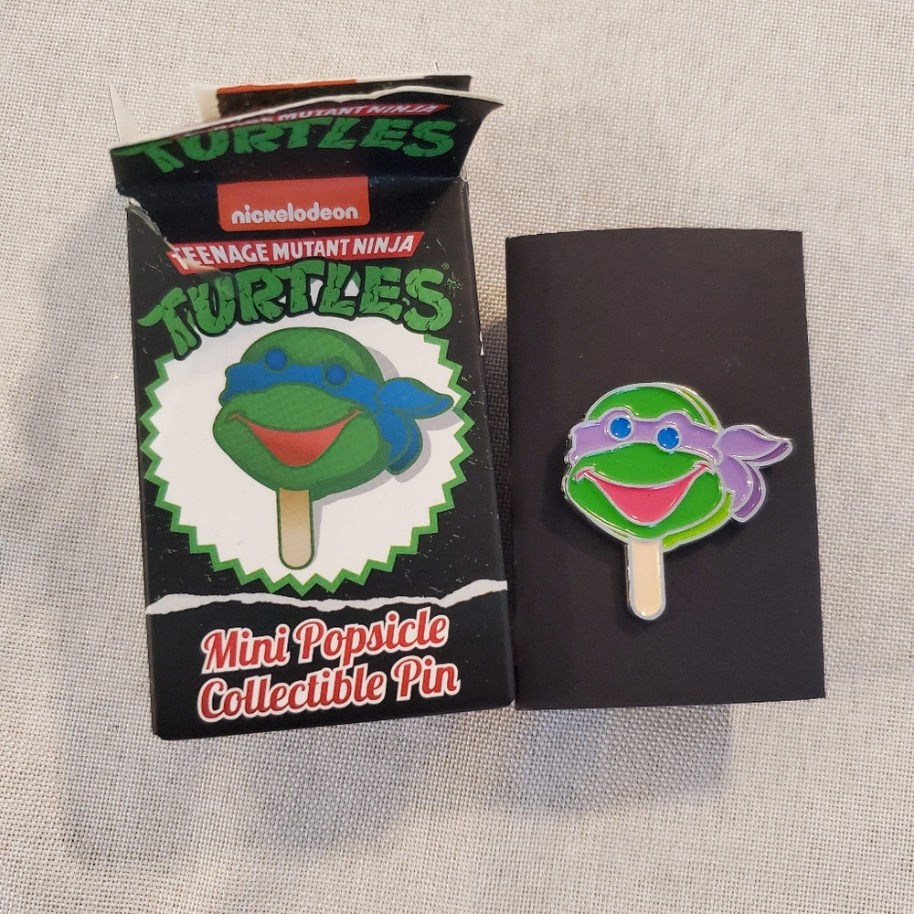 🎁3/$30 OPEN BOX Ninja Turtles Popsicle Enamel Pin - Donatello